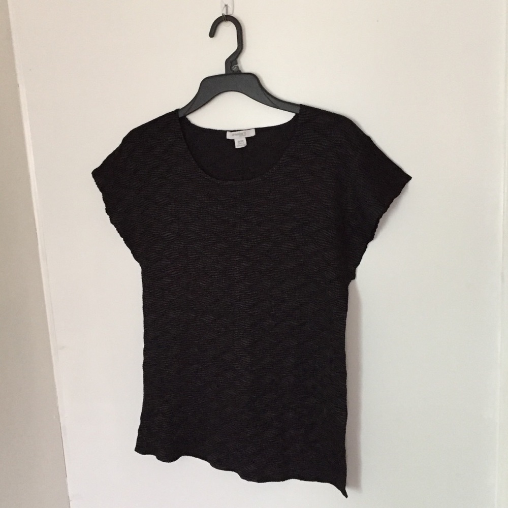 Textured Dress Barn blouse.